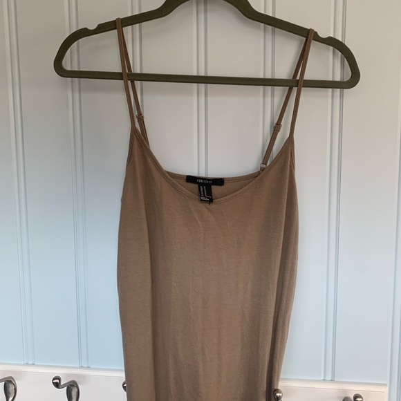 Forever 21 Olive Maxi Dress - Picture 2 of 3